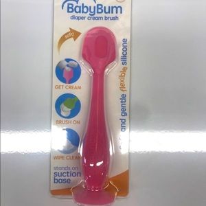 BabyBum Diaper Cream Brush, Pink